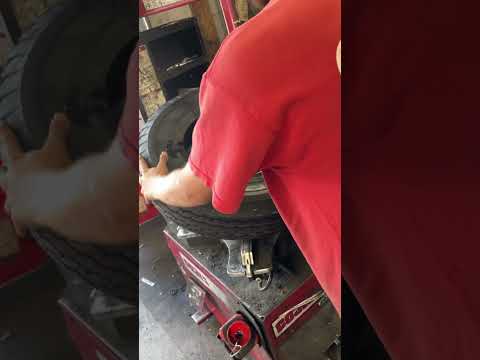 Mounting 8-14.5 trailer tire