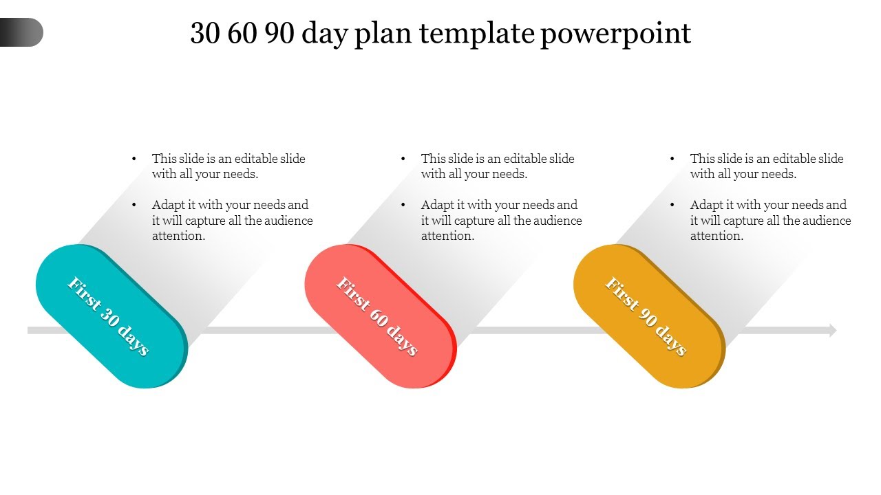 How To Do A 30 60 90 Day Plan Template In PowerPoint