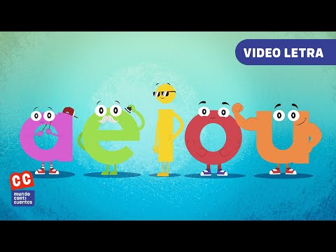 La Ronda De Las Vocales, Canticuentos, Video Lyric - Mundo Canticuentos