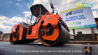 Programa Asfalto Novo - É obra o tempo todo!