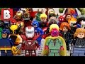 Every LEGO Marvel Superhero Minifigure Ever Made!!!