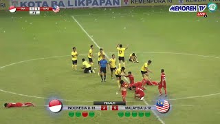 Download lagu Momen Adu Pinalti Indonesia vs Malaysia Tim Pelajar U-18 (AFSC U-18) mp3