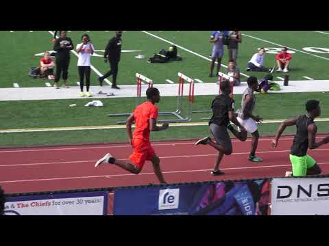 Boys 60m Heat 5 Final Orange and Black Indoor-Outdoor Challenge #3
