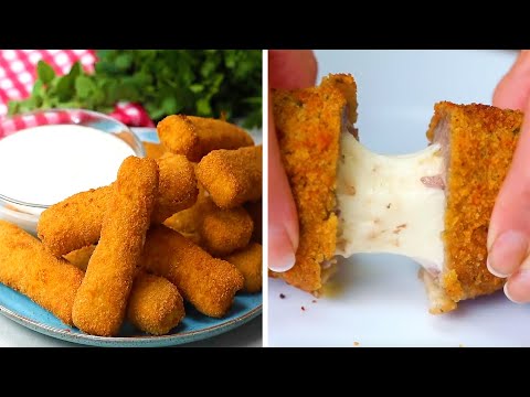 Cheesy Homemade Mozzarella Sticks Recipe