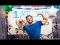My Live Reaction To Hitting 1 Million Subs | Big GIVEAWAY & Leg Day