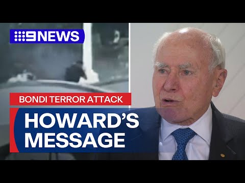 John Howard's message for Albanese over Bondi shooting | 9 News Australia