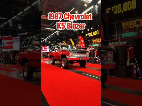 1987 Chevrolet K5 Blazer. #shorts #mecumauctions #k5blazer #classiccarauction #classicblazer