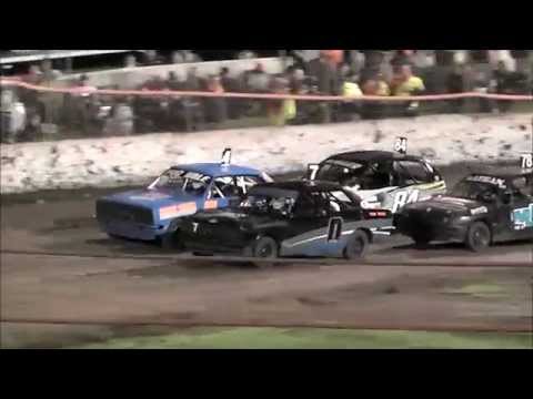 Junior Sedans Victorian Title  Heat 5  Portland Speedway 19-4-2014