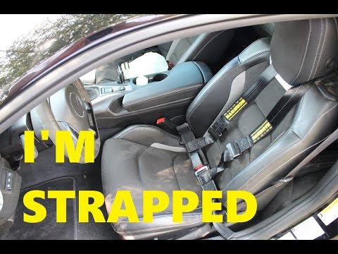 My 1LE Gets A Racing Harness Installed.