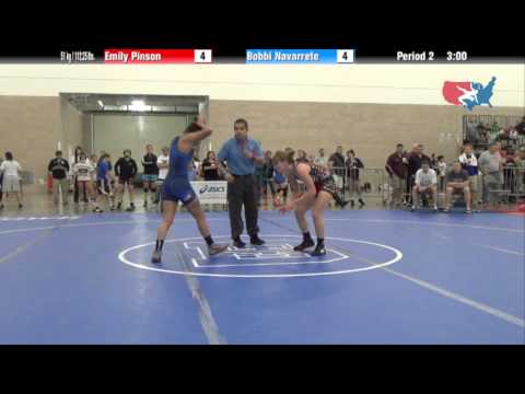 FILA Junior 51 kg / 112.25 lbs. - Emily Pinson vs. Bobbi Navarrete