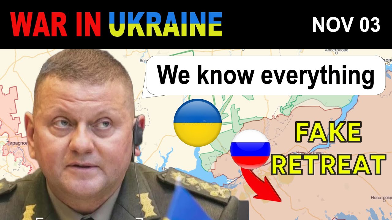 03 Nov: LEAKED. RUSSIANS MAKE A TRAP IN KHERSON | War in Ukraine Explained