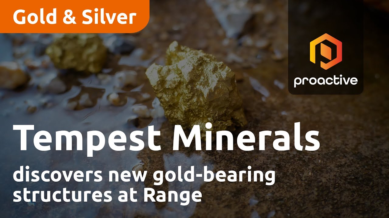 Tempest Minerals discovers new gold-bearing structures at Range