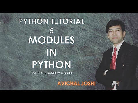 Python Tutorial 5 Inbuilt Modules Math And Random