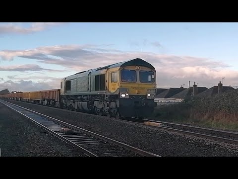 12/12/21 - Engineering Train - Class 66 - Freightliner 66420 - Rhyl to Crewe Basford Hall