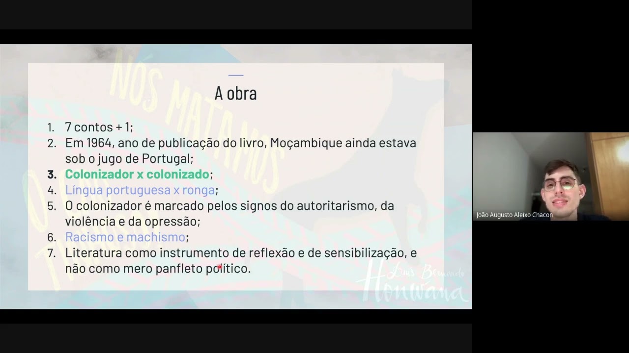 "Nós matamos o cão tinhoso!" - Luís Bernardo Honwana (Fuvest)