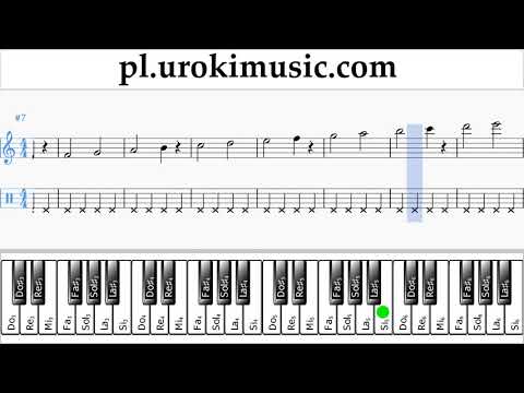 Jak Grać Na Fortepianie (prawa ręka) Clean Bandit - Rockabye ft Sean Paul Anne-Marie Tabulatura