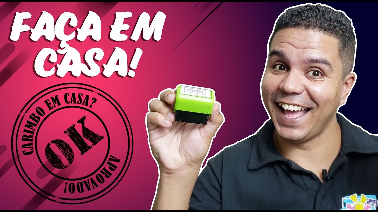 Como fazer CARIMBOS em casa! - Passo a Passo - CarimFlex MVPOP