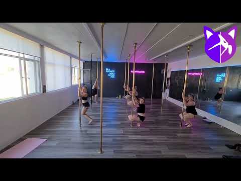 Midnight Sky - Intermediate Pole Dance Routine Pole Kitty Fitness