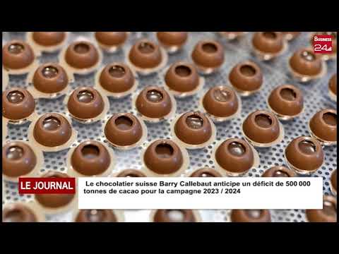 Le chocolatier suisse Barry Callebaut anticipe un déficit de 500 000 tonnes de cacao pour la campa