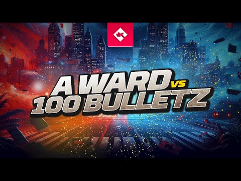 KOTD - A. Ward Vs 100 Bulletz I #RapBattle (Full Battle) (NAC)