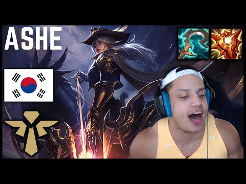 🏹 Tyler1 BACK DOWN TO DIAMOND | Ashe Support In Korea | Autofill To Challenger | Season 12 ᴴᴰ