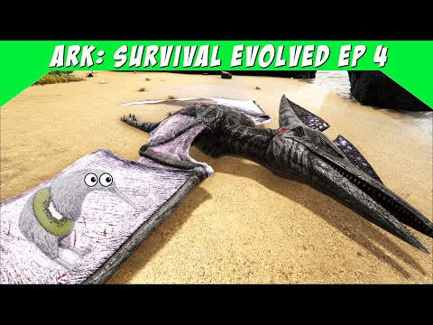 Taming a Pteranodon in ARK! - ARK: Survival Evolved: EP 4