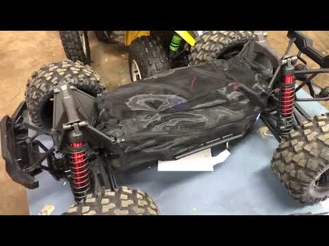 Raidenracing Chassis Dirt Dust Cover for 1/5 Traxxas 6S 8S X-Maxx Installation