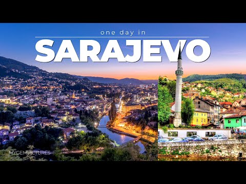 ONE DAY IN SARAJEVO (BOSNIA AND HERZEGOVINA) | 4K 60FPS | See the pearl of the Balkans