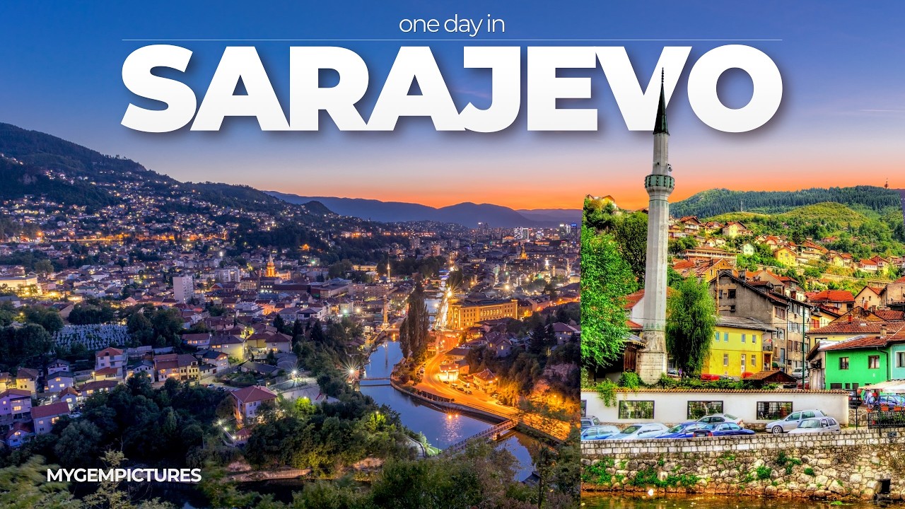 ONE DAY IN SARAJEVO (BOSNIA AND HERZEGOVINA) | 4K 60FPS | See the pearl of the Balkans