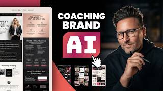 I built this COACHING brand identity in 60 mins with AI (Live Demo)