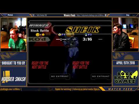 SS196 [Melee] - Photonic (Sheik) vs Dong (Marth) - Losers Semis