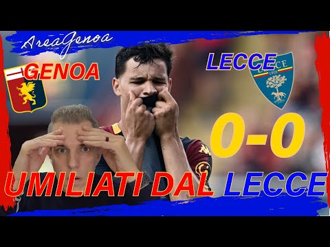 LECCE'S HUMILIATED | Genoa-Lecce: 0-0