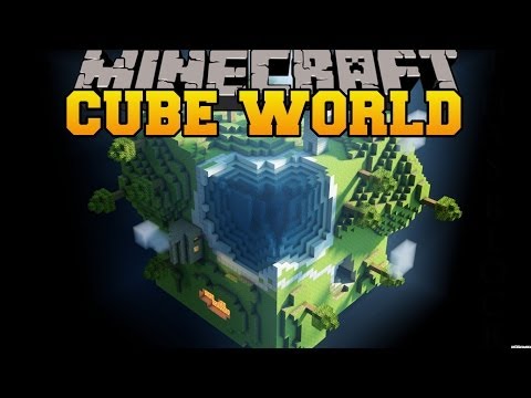 Minecraft: CUBE WORLD (SURVIVAL IN GIANT CUBES!) Mod Showcase