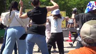 皆で踊るダンス　飛鳥山公園
