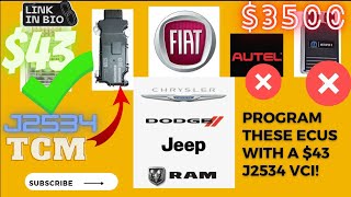 Witech 2 Program 2016 Fiat 500x TCM, Dodge, Chrysler, Jeep, RAM with $43 VCI! LINK IN DESCRIPTION!
