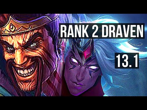 DRAVEN & Braum vs VARUS & Amumu (ADC) | Rank 2 Draven, Rank 10, 600+ games | KR Challenger | 13.1