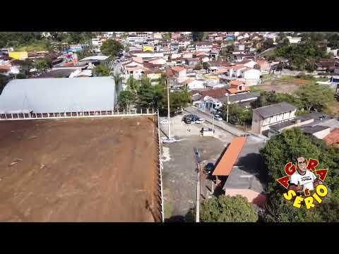 FAVELACOP SOBREVOANDO OBRA DA GRAMA SINTÉTICA NO CAMPO DE SÃO LOURENÇO DA SERRA