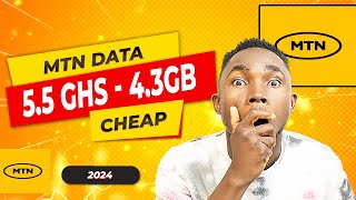 MTN 5GHC for 4.3GB Data Bundle - Cheap MTN Data Offer 2024