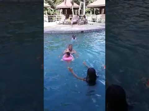 My friends at Jamaica (my baby cousin is learning how to swim