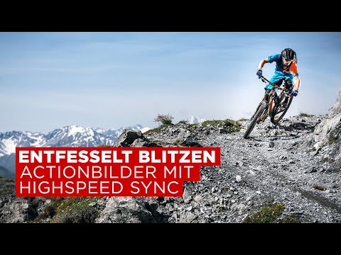 Entfesseltes Blitzen bei Sportaufnahmen