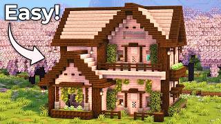 Minecraft: Best Cherry Blossom House Tutorial🏠