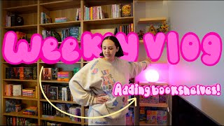 spend a few days with me 🫶🏼 adding new bookshelves, cooking & more! | weekly vlog