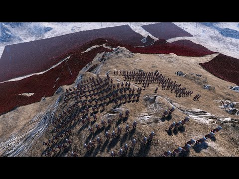 70.000 Spartans Try to Take Volcanic Mountain from Archers - Ultimate Epic Battle Simulator