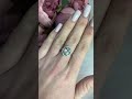 Серебряное кольцо с зеленим аметистом 2.225ct