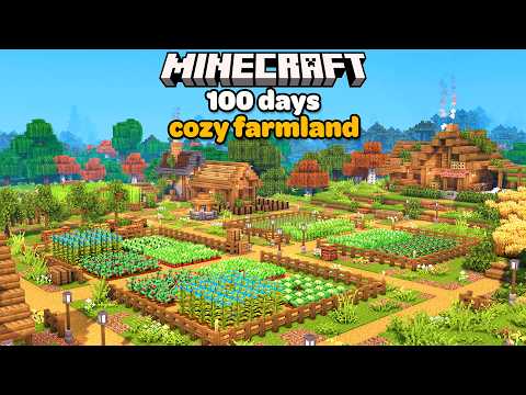100 Days to Create the Perfect Minecraft Farm