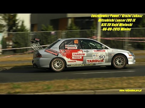 Łuczkiewicz Paweł / Krużel Łukasz - Mitsubishi Lancer EVO IX - KJS XV Rajd Mielecki 06-09-2015