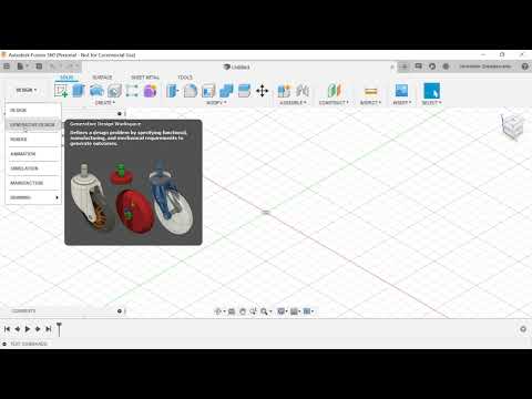 Workspaces in FUSION 360