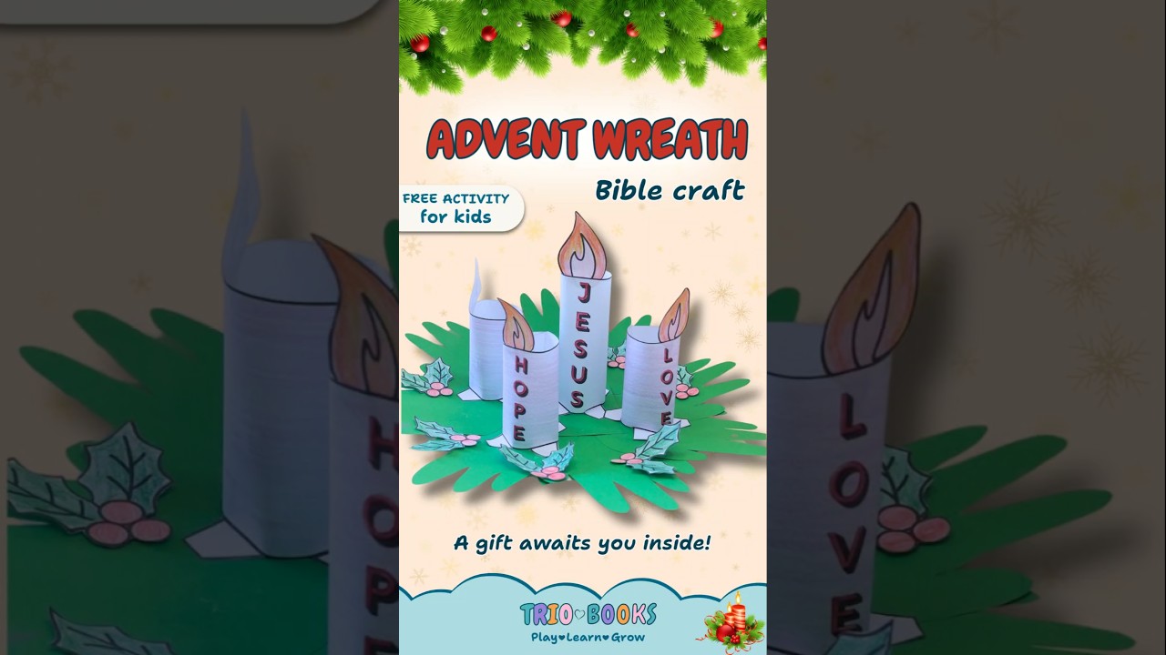 DIY Advent Wreath & Family Devotional – Fun Bible Activities for Kids