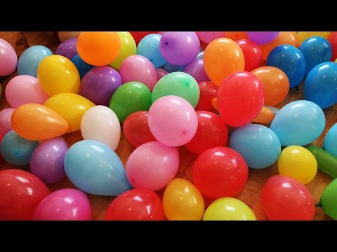"The Balloon Show" for learning colors -- children's educational video
