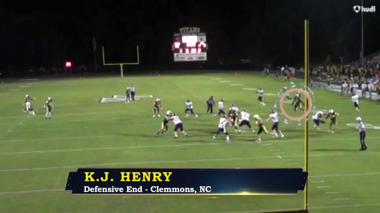 KJ Henry - West Forsyth Defensive End - Highlights
